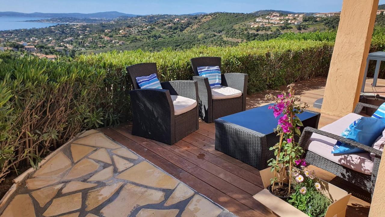 Les Issambres Appart 6 Pers Grande Terrasse Superbe Vue Mer Et Golfe De Saint Tropez, Piscine Kültér fotó