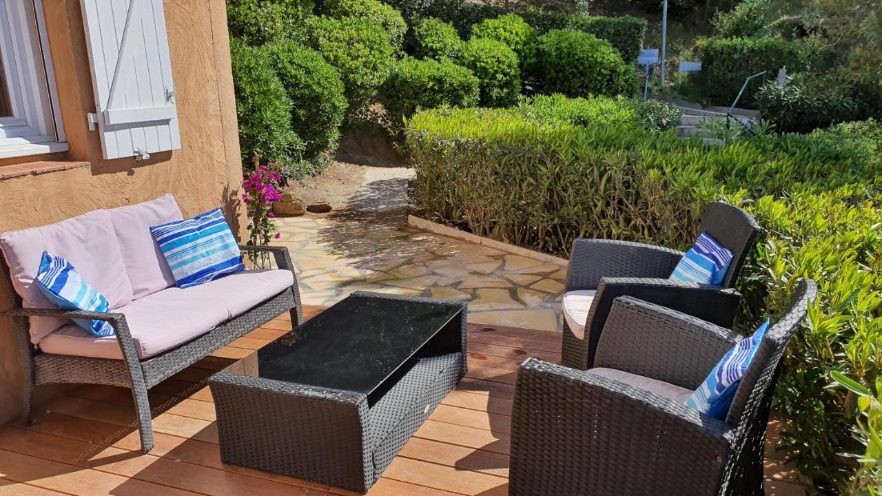 Les Issambres Appart 6 Pers Grande Terrasse Superbe Vue Mer Et Golfe De Saint Tropez, Piscine Kültér fotó